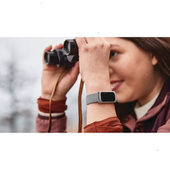 Fitbit Charge 5 Vegan Leather Band Large - Gravity