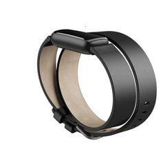 Fitbit Luxe Horween Leather Double Wrap Band - Black