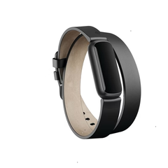 Fitbit Luxe Horween Leather Double Wrap Band - Black
