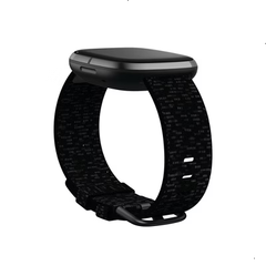 Fitbit Versa 3 & Sense Woven Band Large - Charcoal