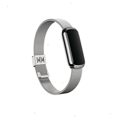 Fitbit Luxe Metal Mesh Band Stainless Steel Band - Platinum