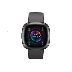 Fitbit Sense 2 Smartwatch - Graphite Aluminum with Shadow Gray Band