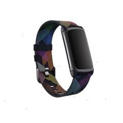 Fitbit Charge 5 Accessory Woven Band Large - Prism Pride