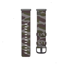 Fitbit Versa 3 & Sense Woven Band Large - Charcoal